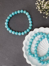 Turquoise (Tibet) 8mm Round Bracelet — The Stone of Protection, Healing & Ancient Wisdom