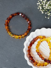 Multi Amber Cube Bracelet — The Stone of Warmth, Healing & Ancient Life-Force Energy