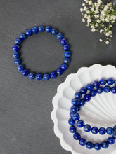 Lapis Lazuli 8mm Round Bracelet — The Stone of Truth, Wisdom & Inner Power