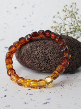 Multi Amber Cube Bracelet — The Stone of Warmth, Healing & Ancient Life-Force Energy