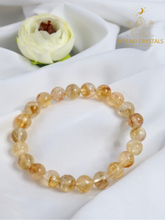 Citrine 8mm Round Bracelet — The Stone of Joy, Abundance & Life-Force Energy