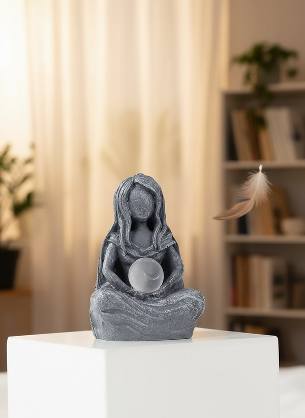 Moon Goddess Resin Statue